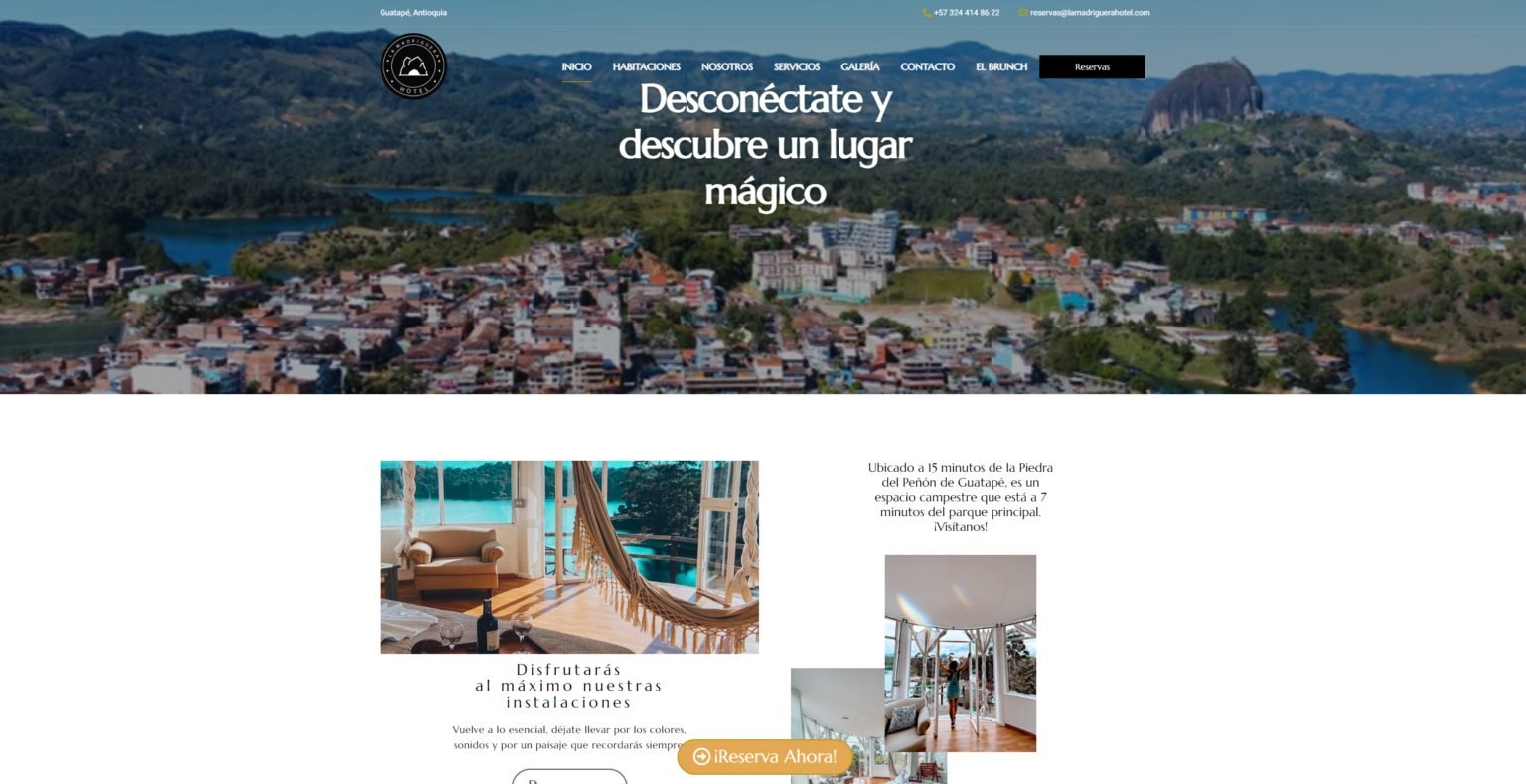 Origen Guatapé: Experiencia web para turismo